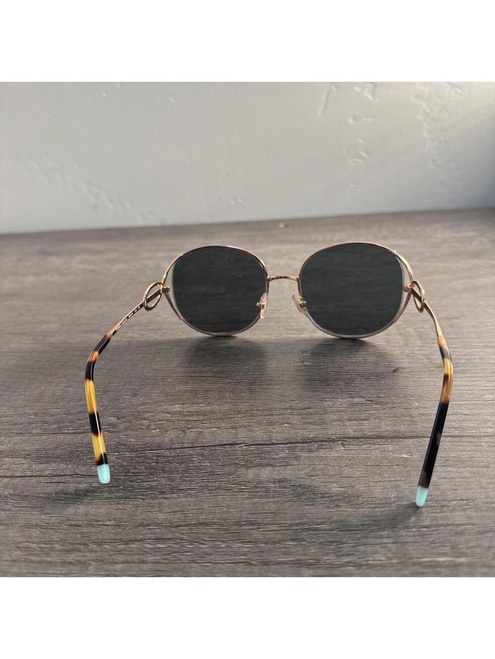 Tiffany And Co. Sunglasses TF 3065 6105/3D Tortoise Gold FRAMES ONLY 56-18-135 - Picture 6 of 6